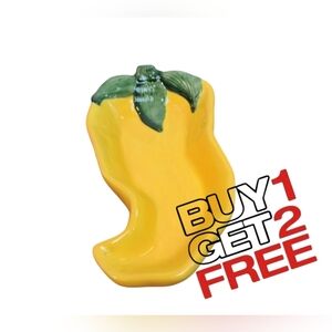 Bella Casa by‎ Ganz Yellow Pepper Dipping Bowl Salsa Queso Guacamole Replacement